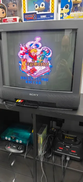 The Pagemaster Mega Drive Sega