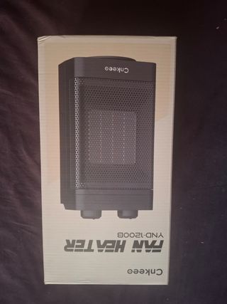 Calentador Eléctrico Negro