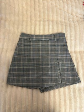 Falda pantalón cuadros y lunares