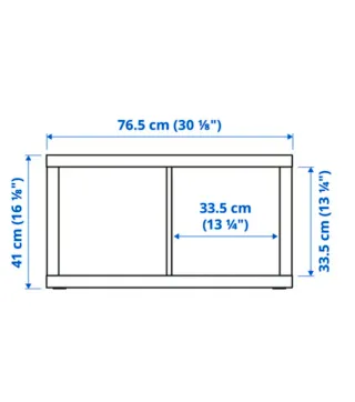 Estantería Ikea Kallax Blanca 77x41 cm
