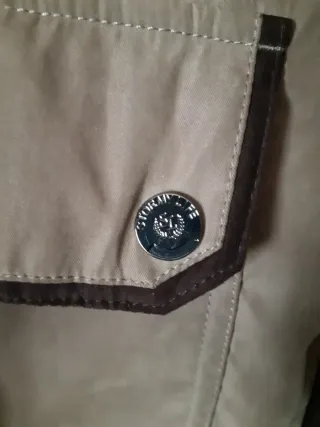 Trenca Beige y Marrón