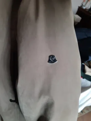 Trenca Beige y Marrón