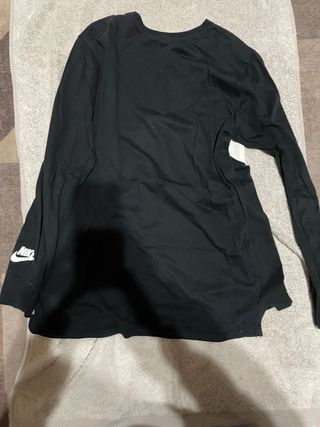 Camiseta Nike manga larga negra
