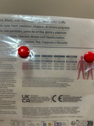 Fato Zombie Preso Criança 7-9 Anos