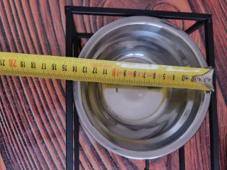 Porta ciotole rialzato per animali