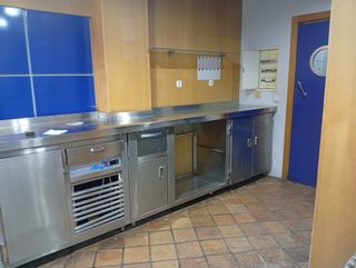 Mostrador de acero inoxidable