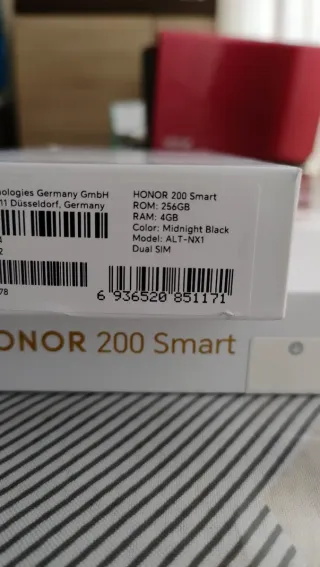 Honor 200 Smart 5G Negro