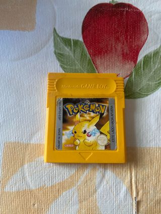 Cartucho Pokémon Amarillo Game Boy Nintendo