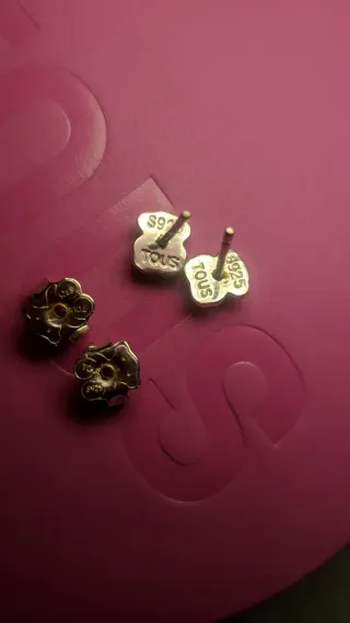 Pendientes Oso Tous Plata y Nácar