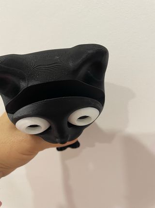 Suporte para óculos em formato de gato