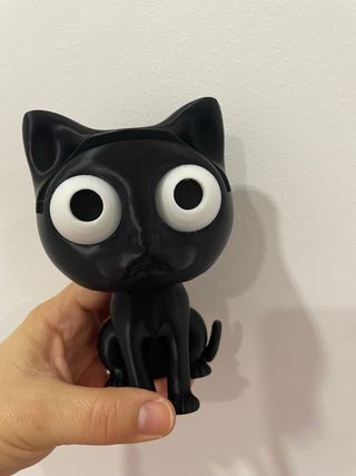 Suporte para óculos em formato de gato