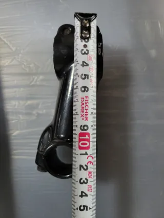 Manillar y potencia bicicleta negro