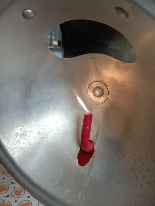 Antica lampada a carburo Stella