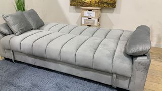 Sofá Cama Gris con Arcón 210cm
