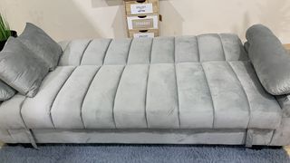 Sofá Cama Gris con Arcón 210cm