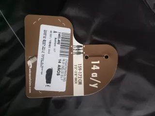 Pantalón de nieve infantil negro sin usar