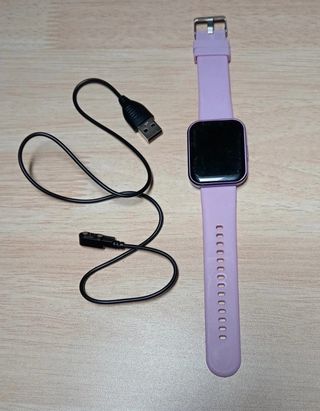Correa y smartwatch morado