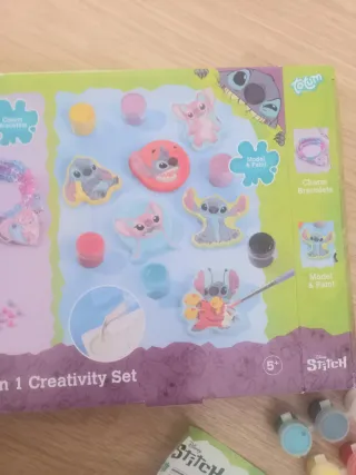 Set Creatividad Disney Stitch - Pulseras y Pintura