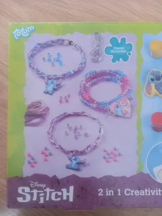 Set Creatividad Disney Stitch - Pulseras y Pintura