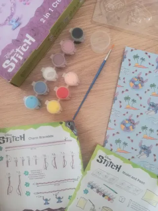 Set Creatividad Disney Stitch - Pulseras y Pintura