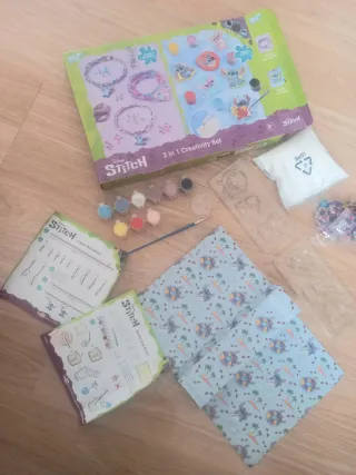 Set Creatividad Disney Stitch - Pulseras y Pintura