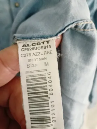 Camicia Alcott uomo azzurra