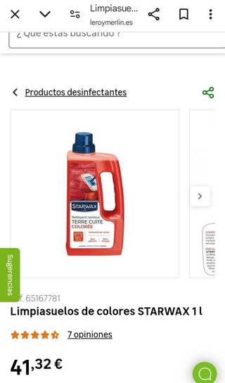 Limpiador de suelos STARWAX