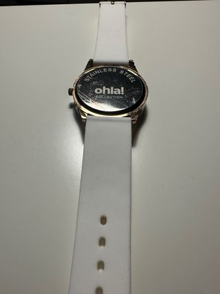 Reloj de pulsera Ohla! Blanco y Dorado