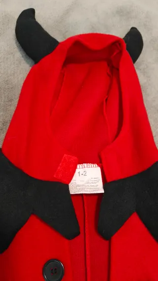 Disfraz Diablillo Talla 1-2 Años marca DysMad