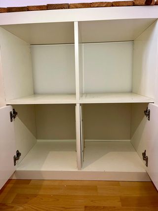 Estantería ikea Kallax con puertas