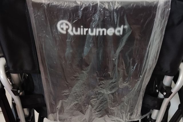 Silla de ruedas de aluminio, plegable 183-903LB-46