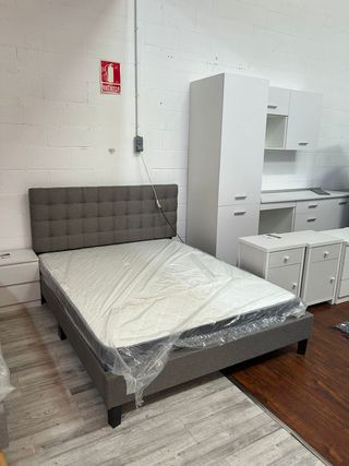 Cama doble matrimonial 135x190 MODERNA nueva