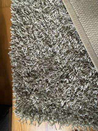 Alfombra Shaggy Beige/Gris 200x150