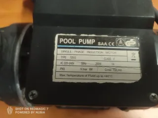 Bomba de agua para piscina