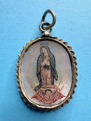 Medalla religiosa Virgen de Guadalupe