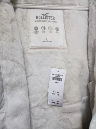 Chaqueta Hollister acolchada capucha