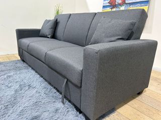Sofá Cama Gris con Arcón