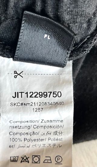 Pantalón corto Shein Angels negro - Talla S - Y2K