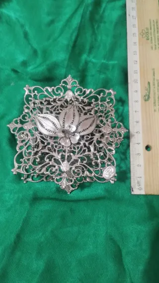 Scatola Filigrana Argento 925 Stile Arte