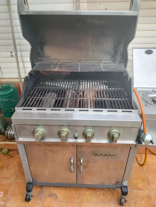 Barbacoa de gas 4 quemadores