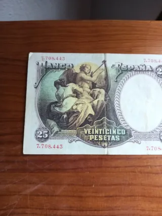 Billete 25 Pesetas Banco de España 1931