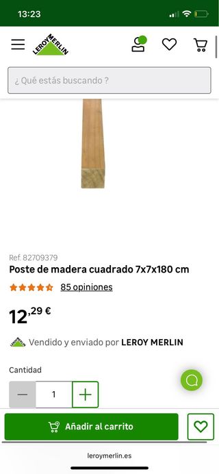 Póster de madera cuadrado