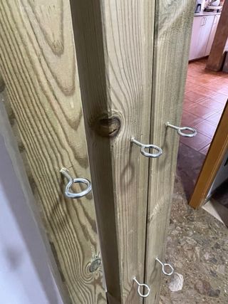 Póster de madera cuadrado