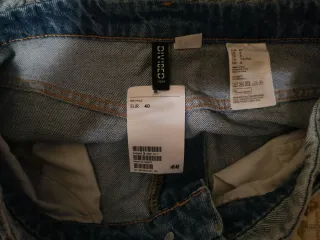 Falda vaquera H&M con cinturón