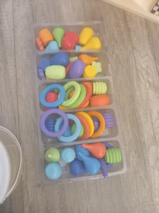 Lote Juguetes Madera Bebé