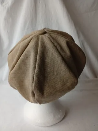 Bersaglio con visiera taglia unica beige da donna