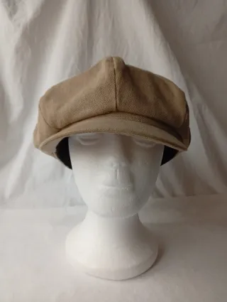 Bersaglio con visiera taglia unica beige da donna