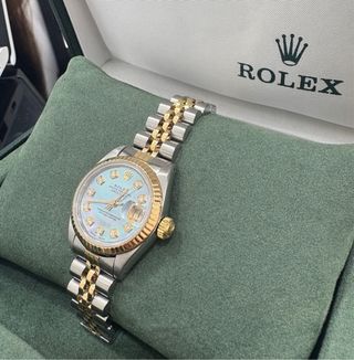 Rolex Datejust 26 lady oro acero con diamantes