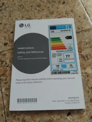 Smart TV LG Negra