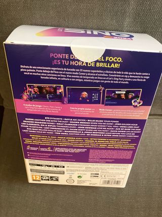 NUEVO *Let's Sing 2024 Nintendo Switch + 2 micros.